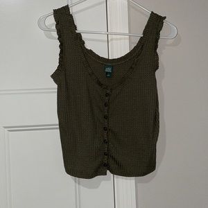Army green tank